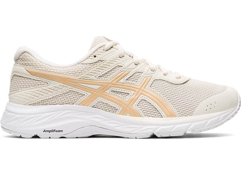 Sapatilhas Running Asics GEL-CONTEND 6 Mulher Bege, 2575A882.174